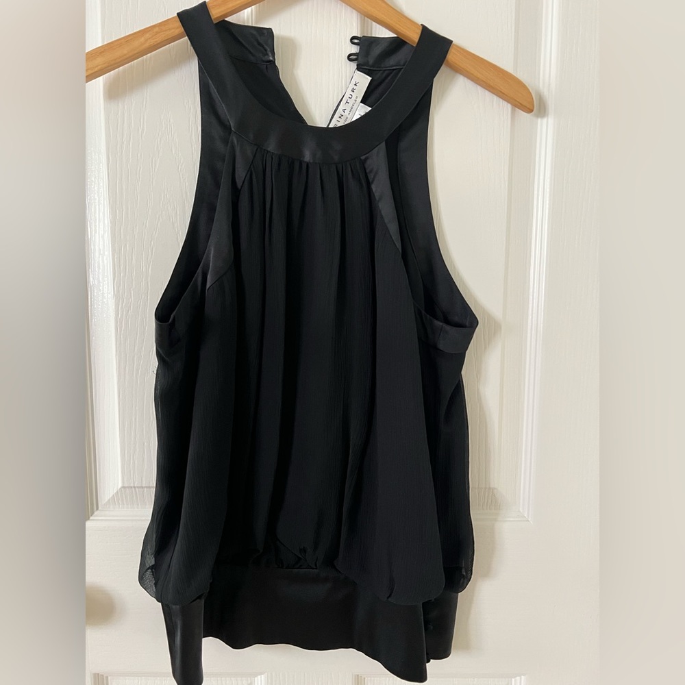 Trina Turk 🖤 halter tank top - sexy and chic!